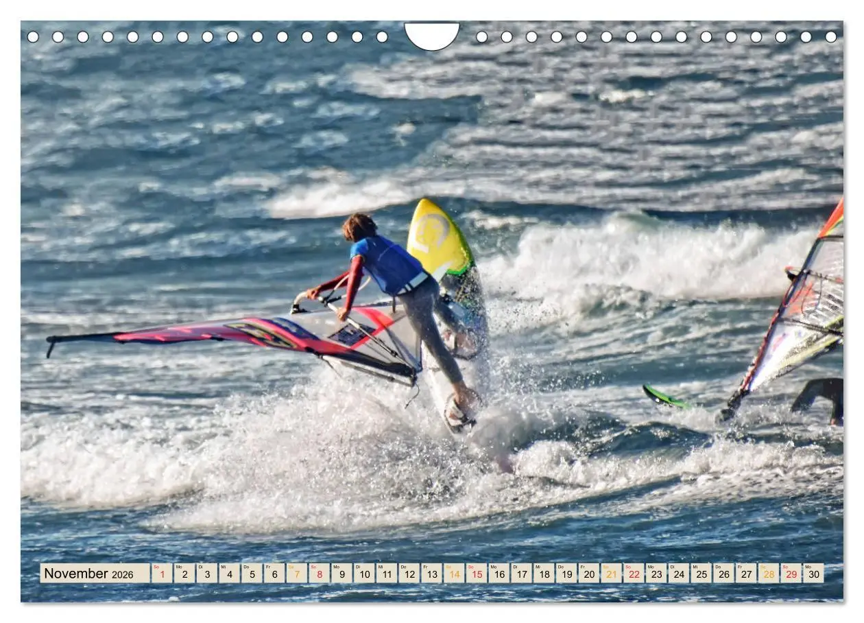 Bild: 9783457923894 | Windsurfing - extrem cool (Wandkalender 2026 DIN A4 quer), CALVENDO...