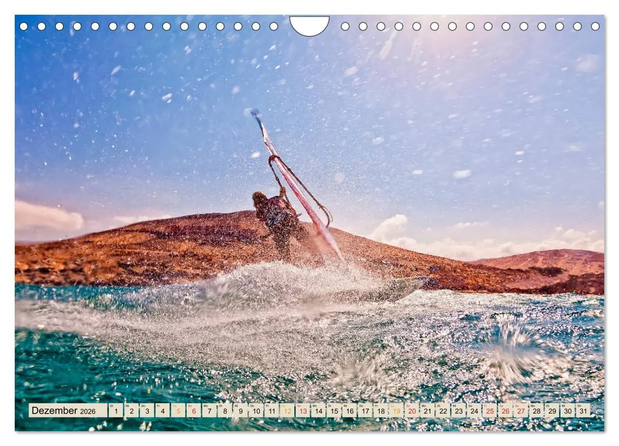 Bild: 9783457923894 | Windsurfing - extrem cool (Wandkalender 2026 DIN A4 quer), CALVENDO...