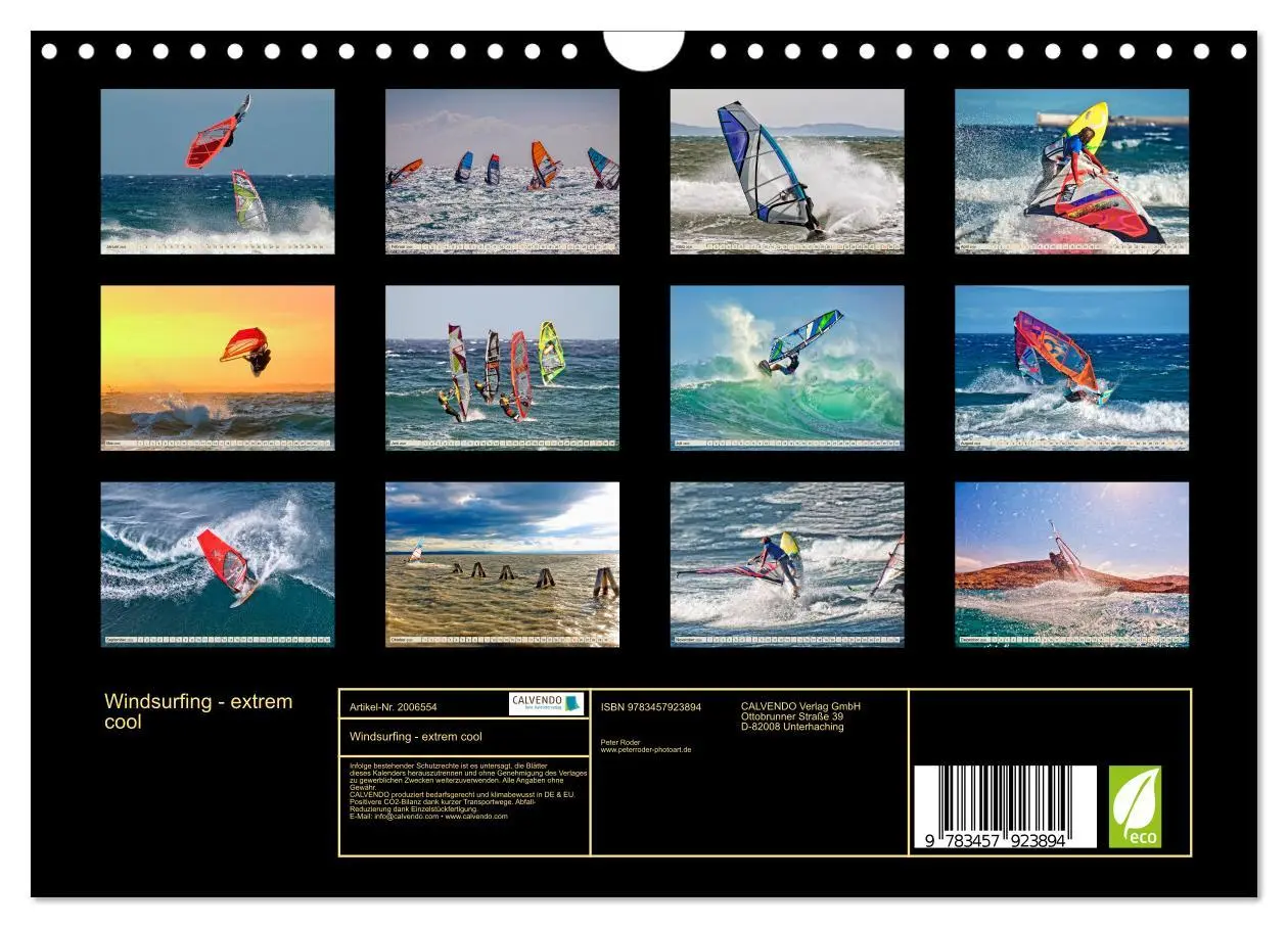 Bild: 9783457923894 | Windsurfing - extrem cool (Wandkalender 2026 DIN A4 quer), CALVENDO...