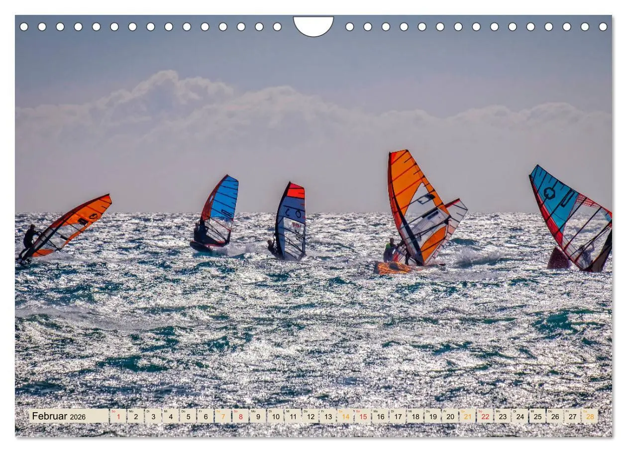 Bild: 9783457923894 | Windsurfing - extrem cool (Wandkalender 2026 DIN A4 quer), CALVENDO...