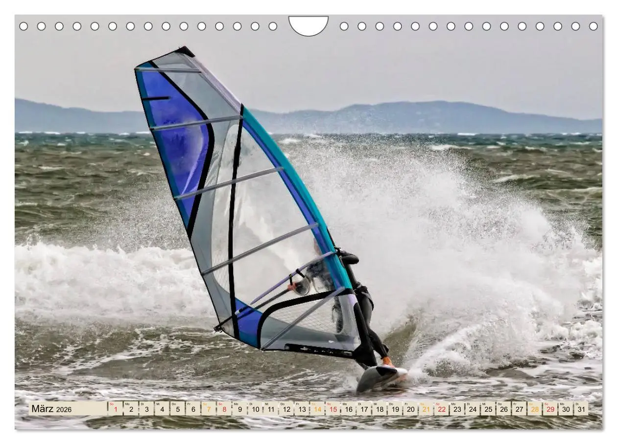 Bild: 9783457923894 | Windsurfing - extrem cool (Wandkalender 2026 DIN A4 quer), CALVENDO...