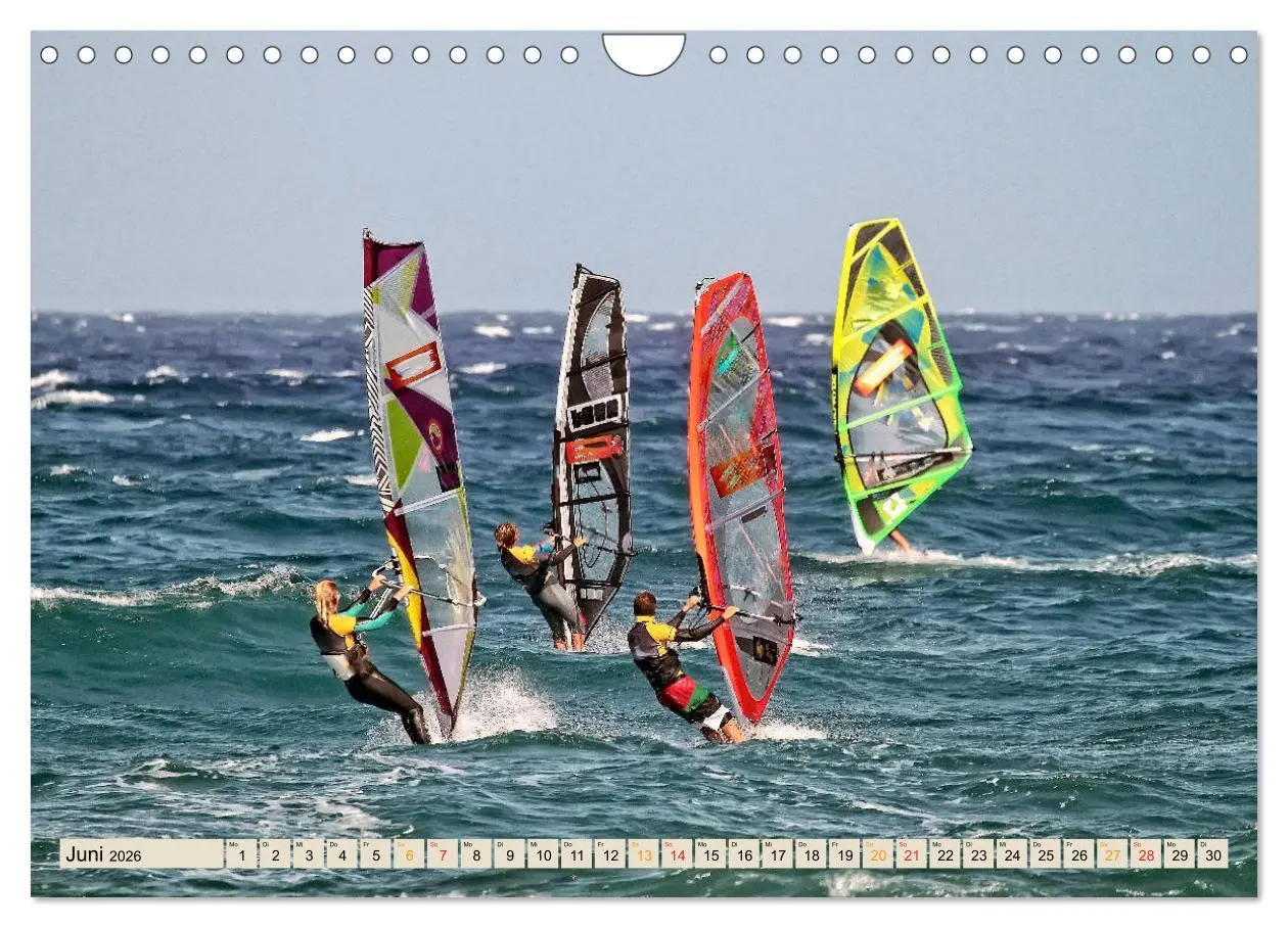 Bild: 9783457923894 | Windsurfing - extrem cool (Wandkalender 2026 DIN A4 quer), CALVENDO...