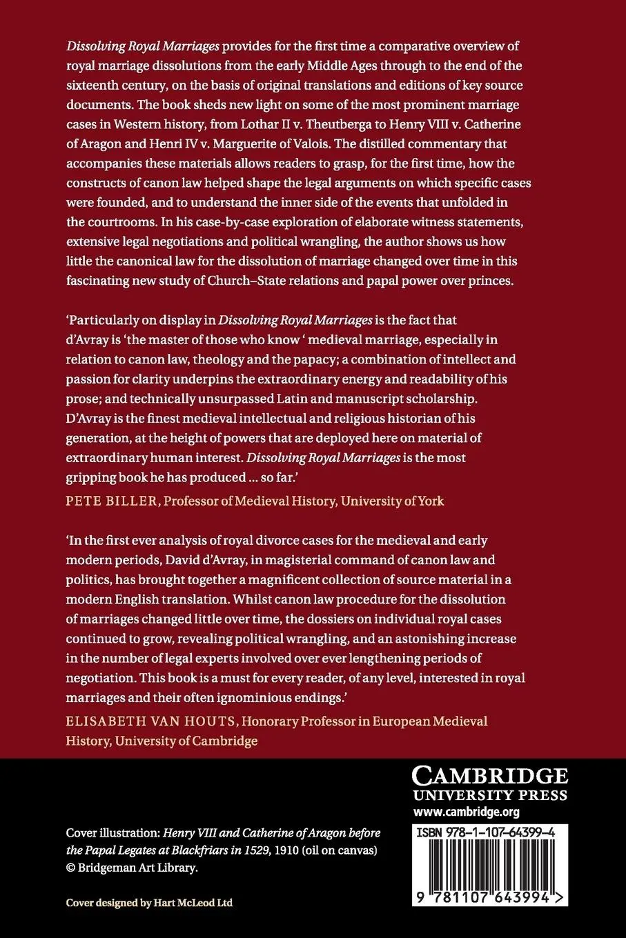 Rückseite: 9781107643994 | Dissolving Royal Marriages | David D'Avray | Taschenbuch | Englisch