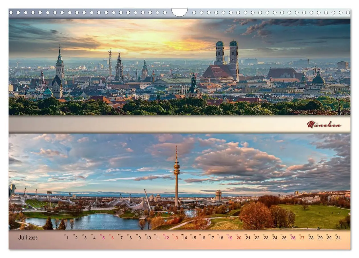 Bild: 9783435133994 | Faszinierende Städte in Deutschland - Panoramen (Wandkalender 2025...