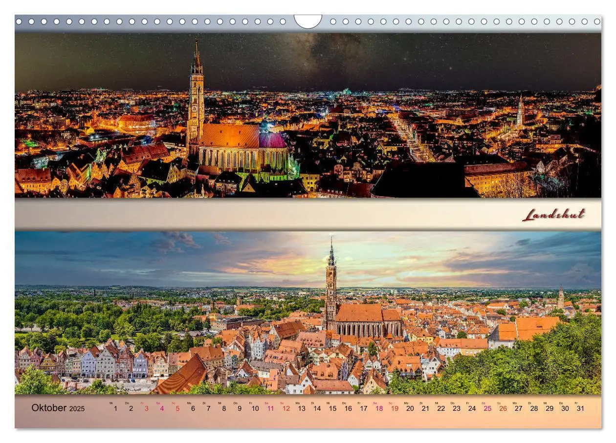 Bild: 9783435133994 | Faszinierende Städte in Deutschland - Panoramen (Wandkalender 2025...