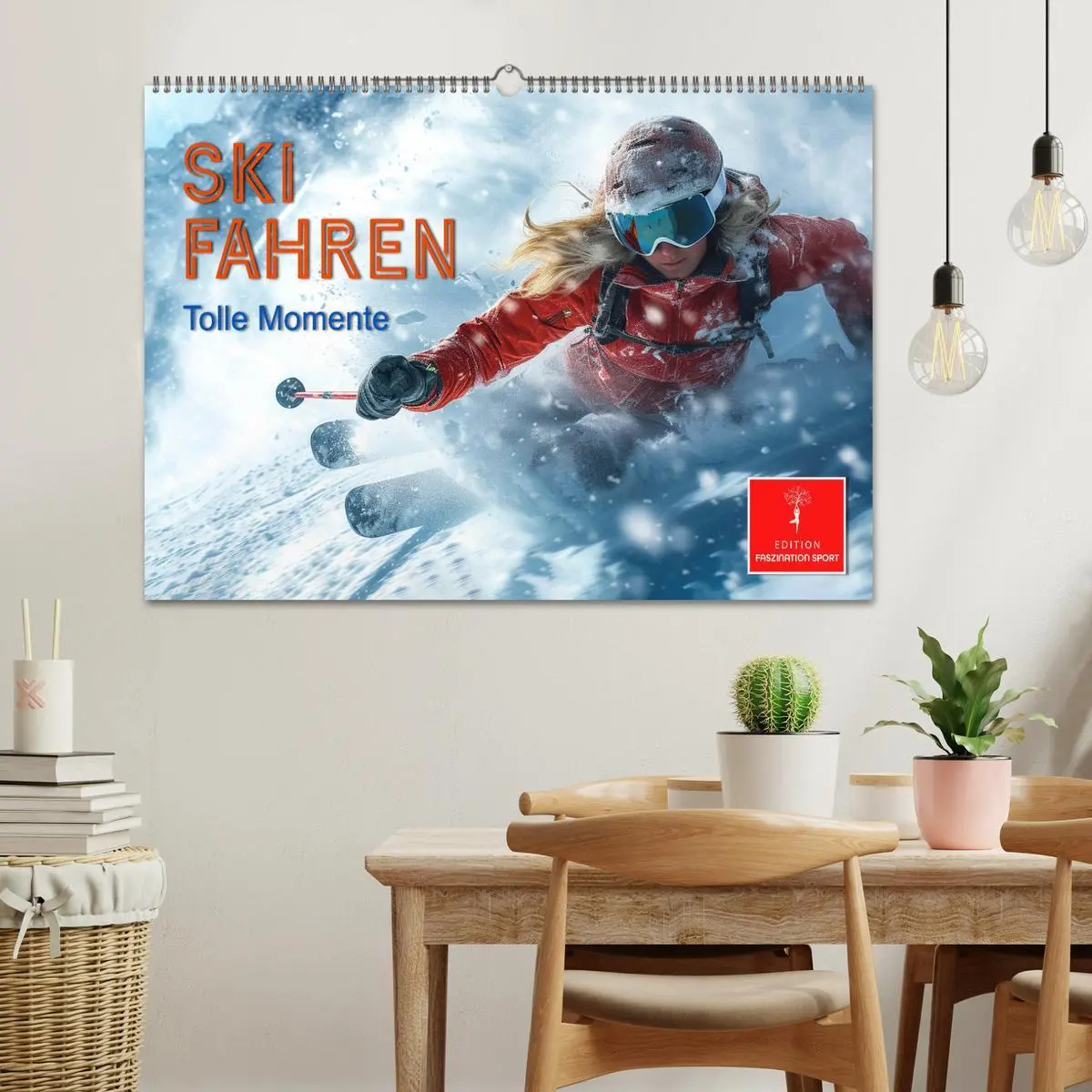 Bild: 9783457463994 | Skifahren - tolle Momente (Wandkalender 2026 DIN A2 quer), CALVENDO...