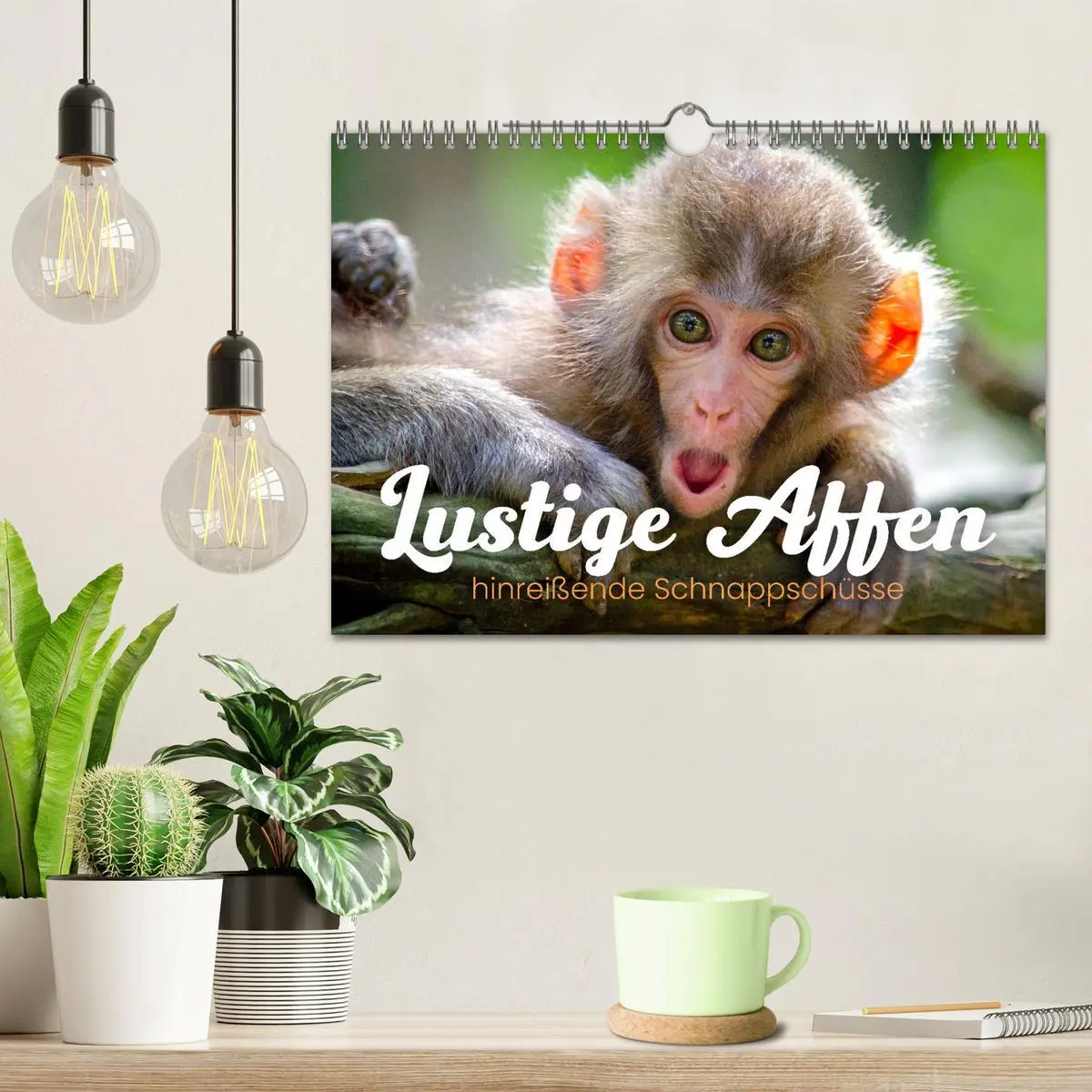 Bild: 9783457533994 | Lustige Affen - hinreißende Schnappschüsse (Wandkalender 2026 DIN...