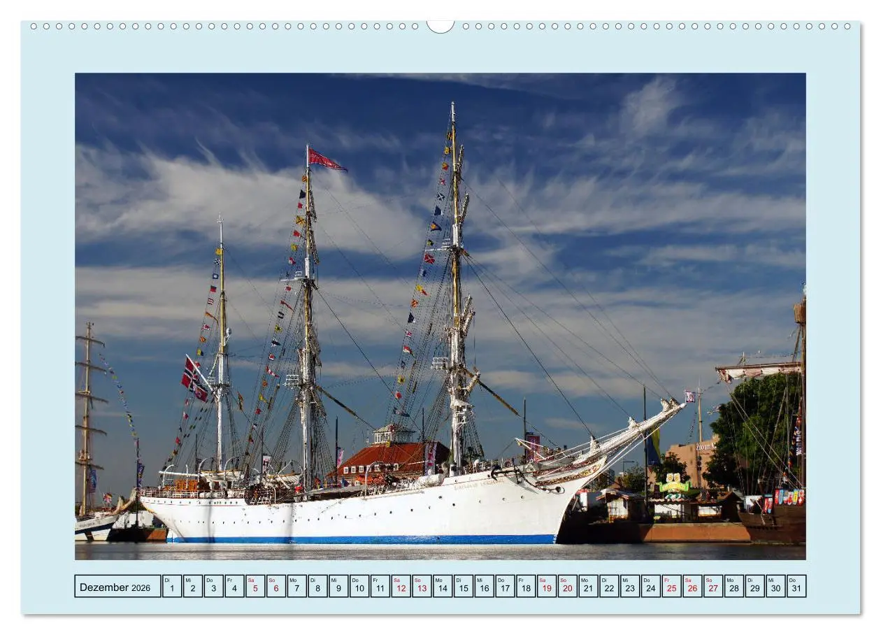 Bild: 9783457773994 | Segelschulschiffe aus aller Welt (Wandkalender 2026 DIN A2 quer),...
