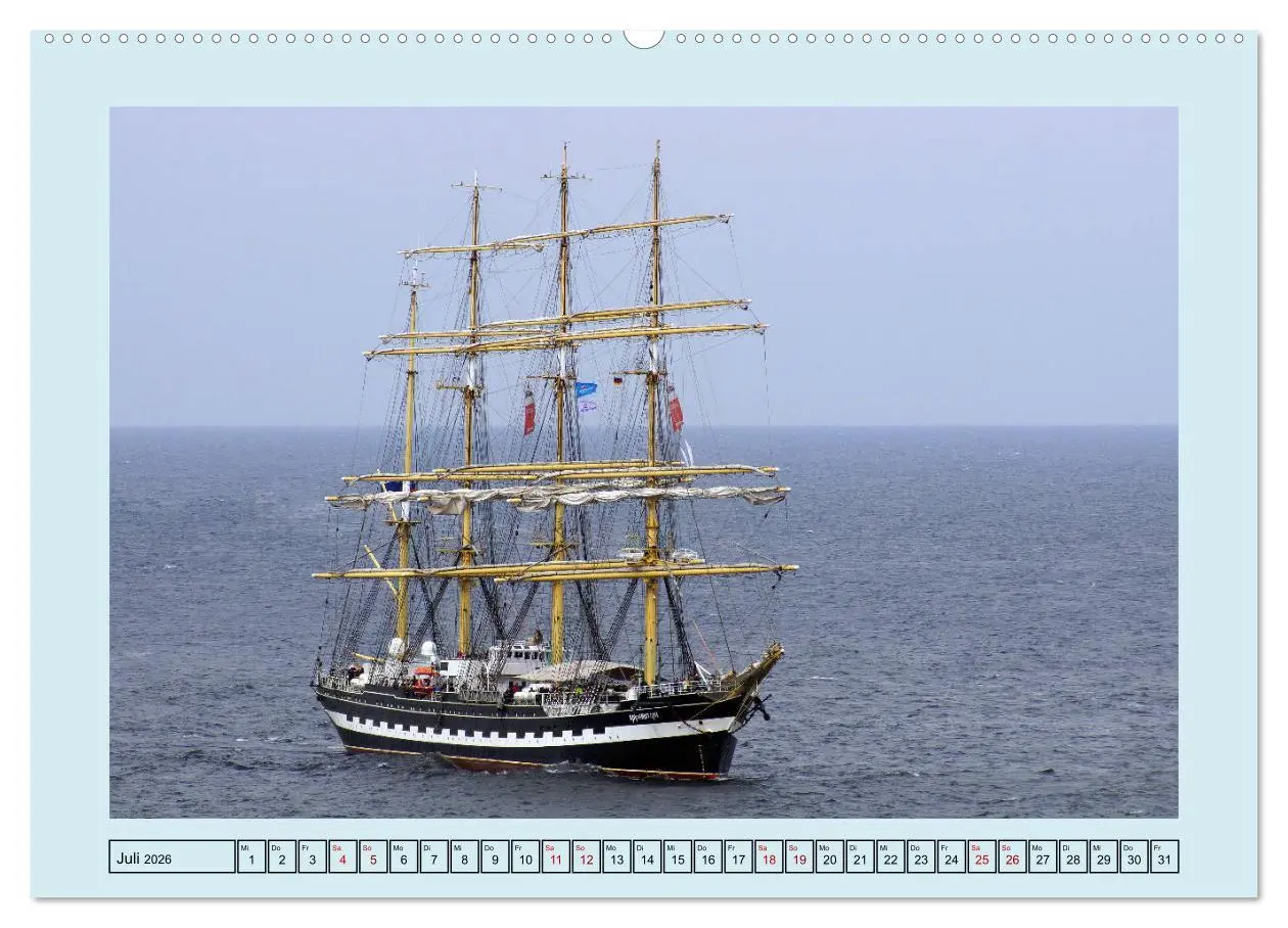Bild: 9783457773994 | Segelschulschiffe aus aller Welt (Wandkalender 2026 DIN A2 quer),...