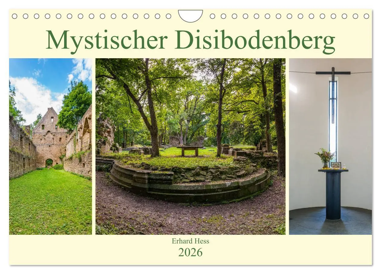 Cover: 9783457843994 | Mystischer Disibodenberg (Wandkalender 2026 DIN A4 quer), CALVENDO...
