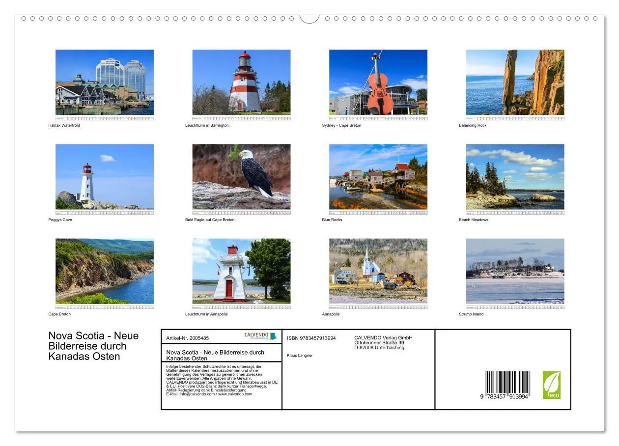 Bild: 9783457913994 | Nova Scotia - Neue Bilderreise durch Kanadas Osten (Wandkalender...
