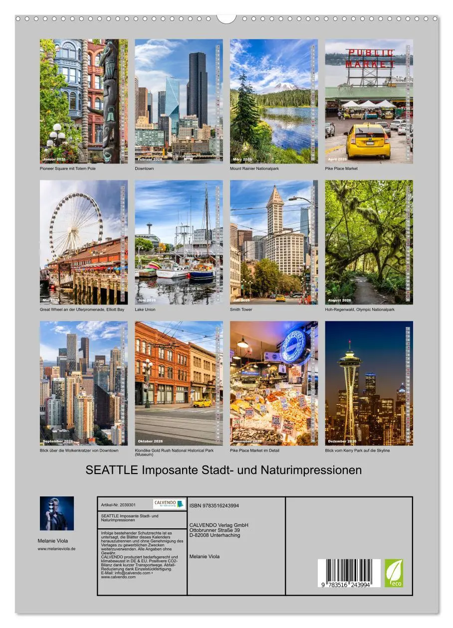 Bild: 9783516243994 | SEATTLE Imposante Stadt- und Naturimpressionen (hochwertiger...