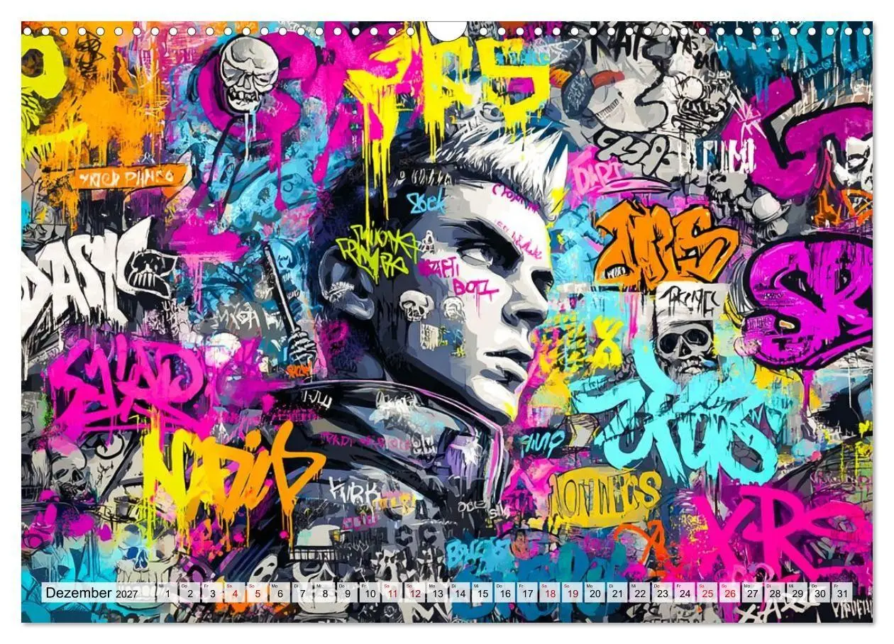 Bild: 9783516793994 | City Beats - Graffiti Dreams (Wandkalender 2027 DIN A3 quer),...