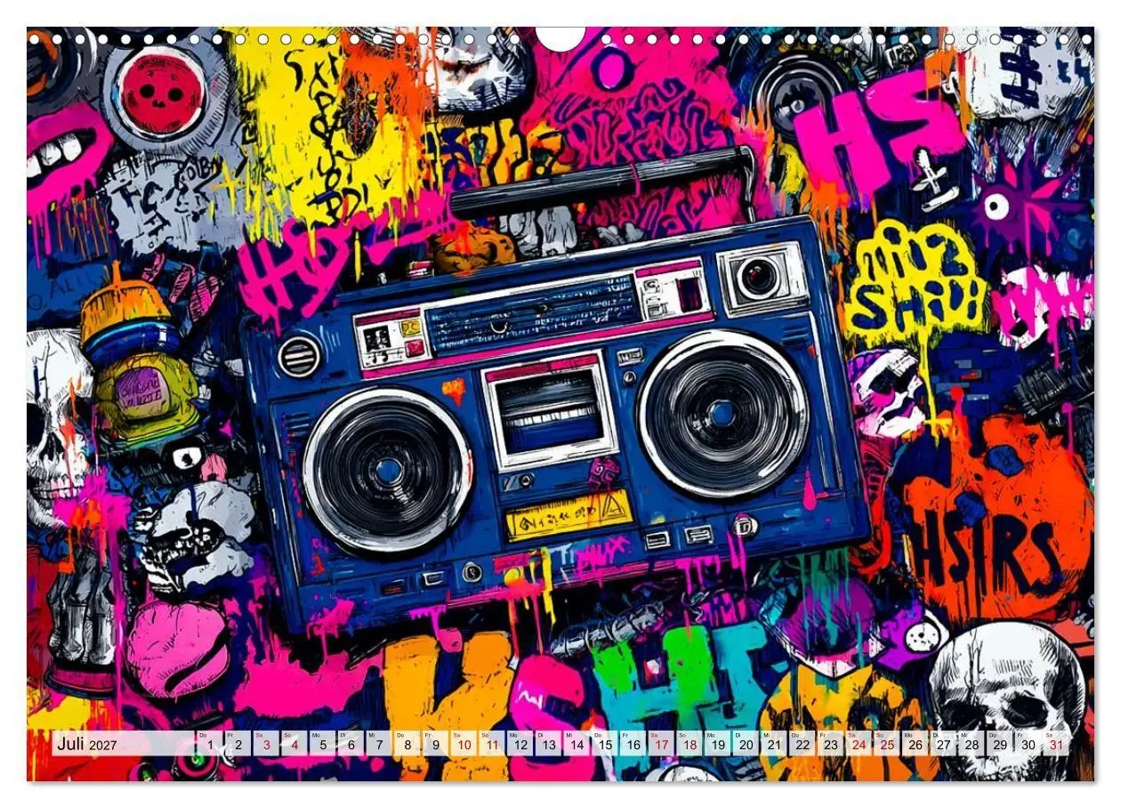 Bild: 9783516793994 | City Beats - Graffiti Dreams (Wandkalender 2027 DIN A3 quer),...