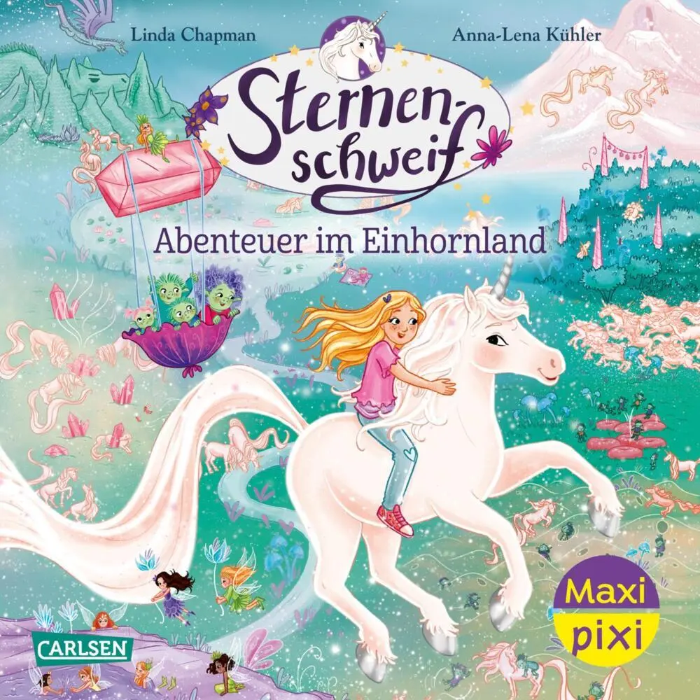 Cover: 9783551033994 | Maxi Pixi 510: Sternenschweif: Abenteuer im Einhornland | Chapman