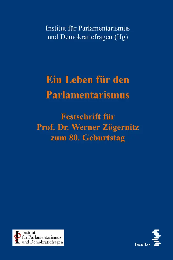 Cover: 9783708923994 | Ein Leben für den Parlamentarismus | Demokratiefragen | Buch | 796 S.