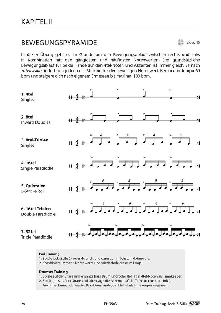 Bild: 9783866263994 | Drum Training Tools &amp; Skills (mit Daten-DVD) | Patrick Metzger | Buch