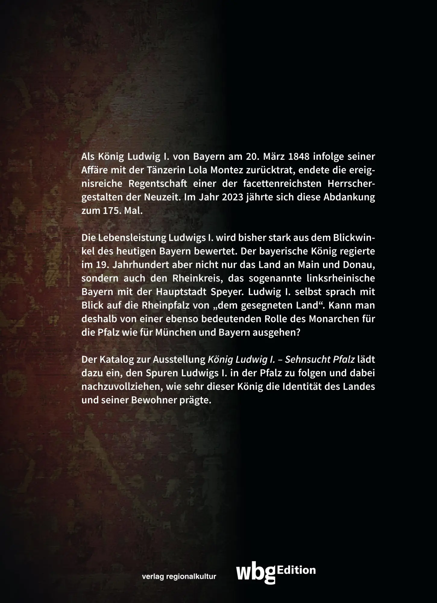 Rückseite: 9783955053994 | König Ludwig I. - Sehnsucht Pfalz | Alexander Schubert (u. a.) | Buch