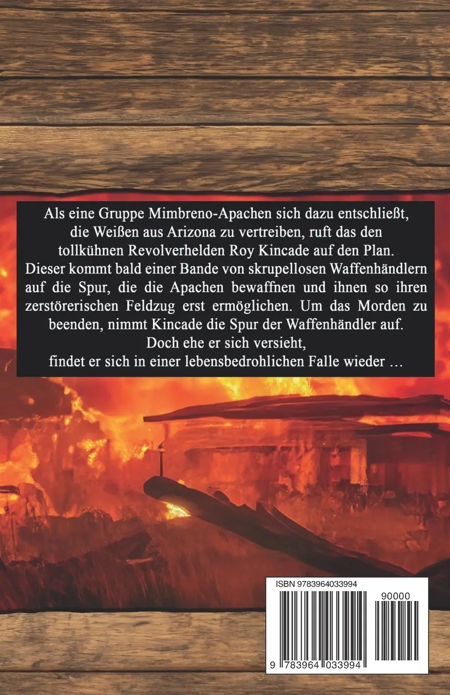 Rückseite: 9783964033994 | Flammen über Arizona | Historischer Western | Alfred Wallon | Buch