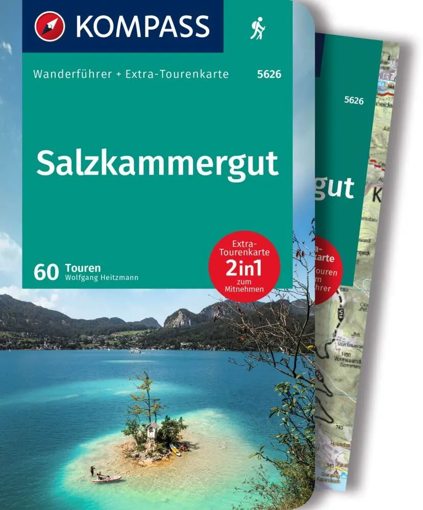 Cover: 9783991213994 | KOMPASS Wanderführer Salzkammergut, 60 Touren mit Extra-Tourenkarte