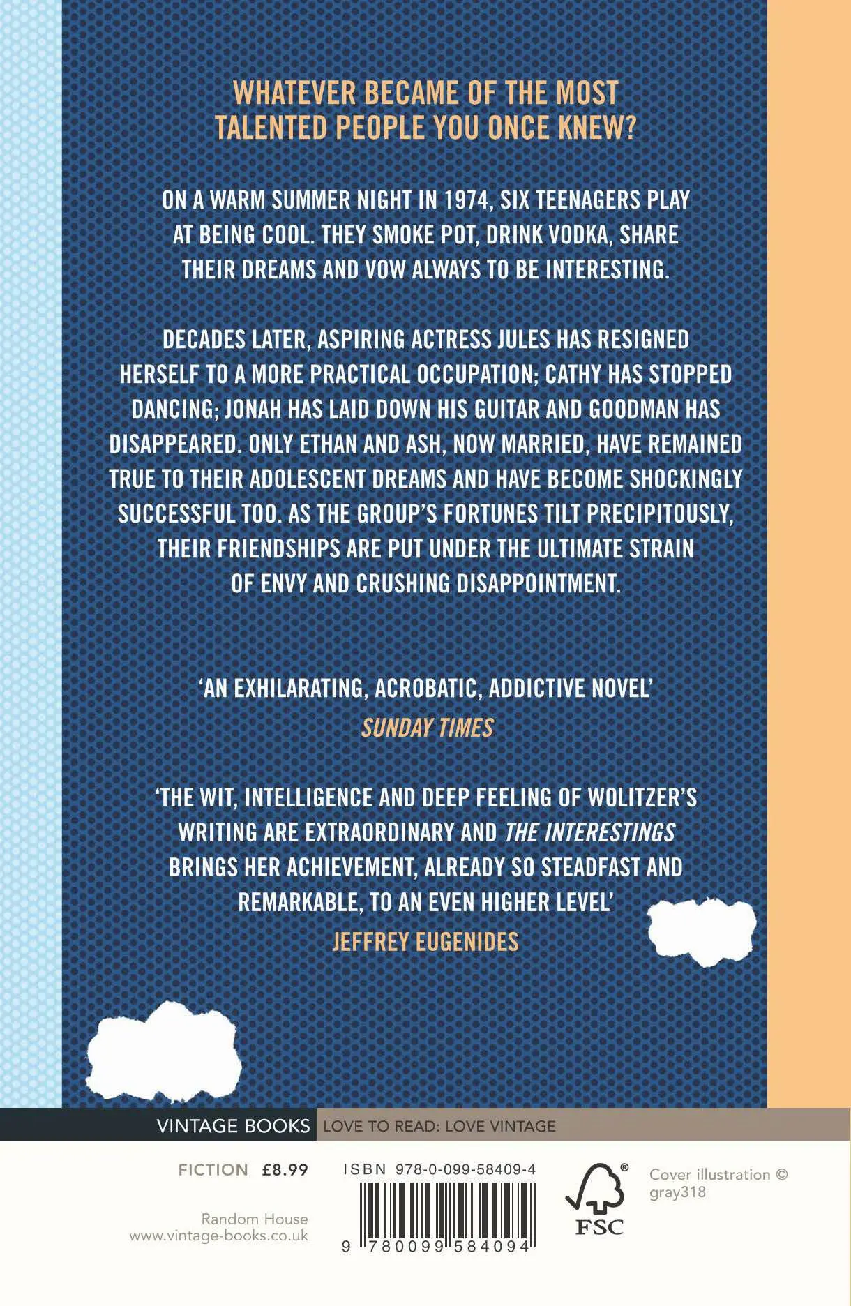 Rückseite: 9780099584094 | The Interestings | Meg Wolitzer | Taschenbuch | 470 S. | Englisch