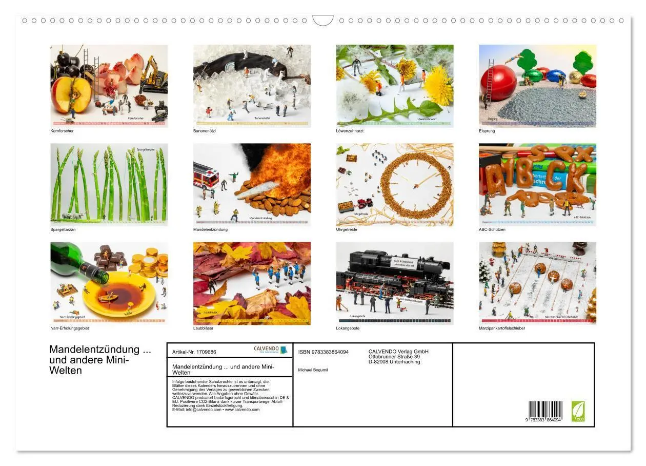 Bild: 9783383864094 | Mandelentzündung ... und andere Mini-Welten (Wandkalender 2025 DIN...