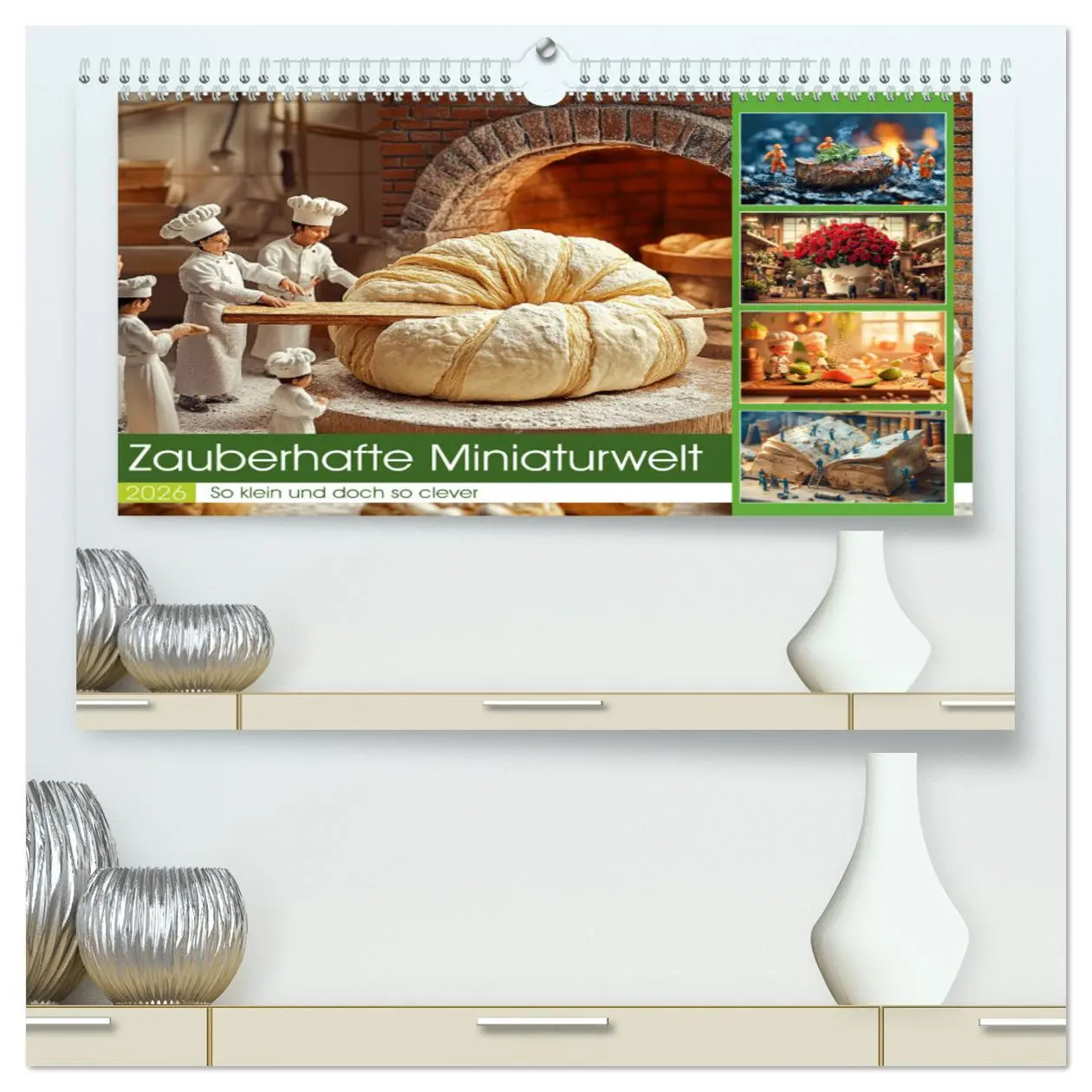 Cover: 9783457284094 | Zauberhafte Miniaturwelt (hochwertiger Premium Wandkalender 2026...