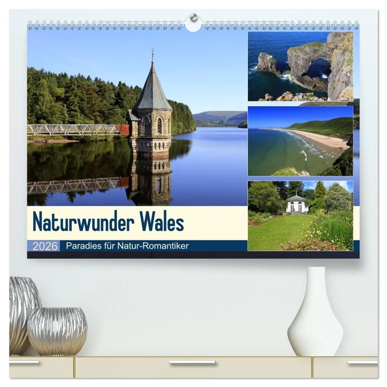 Cover: 9783457734094 | Naturwunder Wales (hochwertiger Premium Wandkalender 2026 DIN A2...