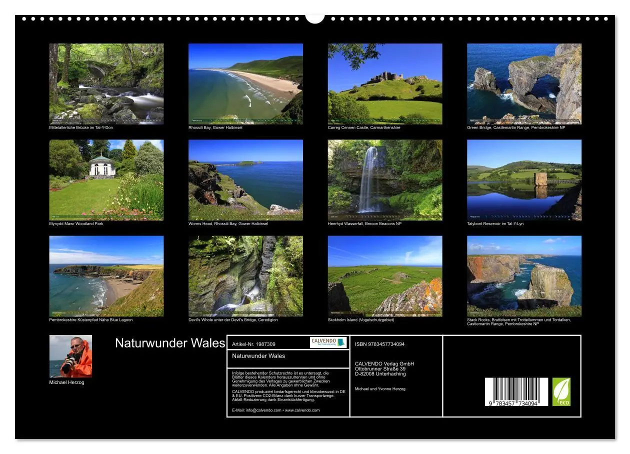 Bild: 9783457734094 | Naturwunder Wales (hochwertiger Premium Wandkalender 2026 DIN A2...