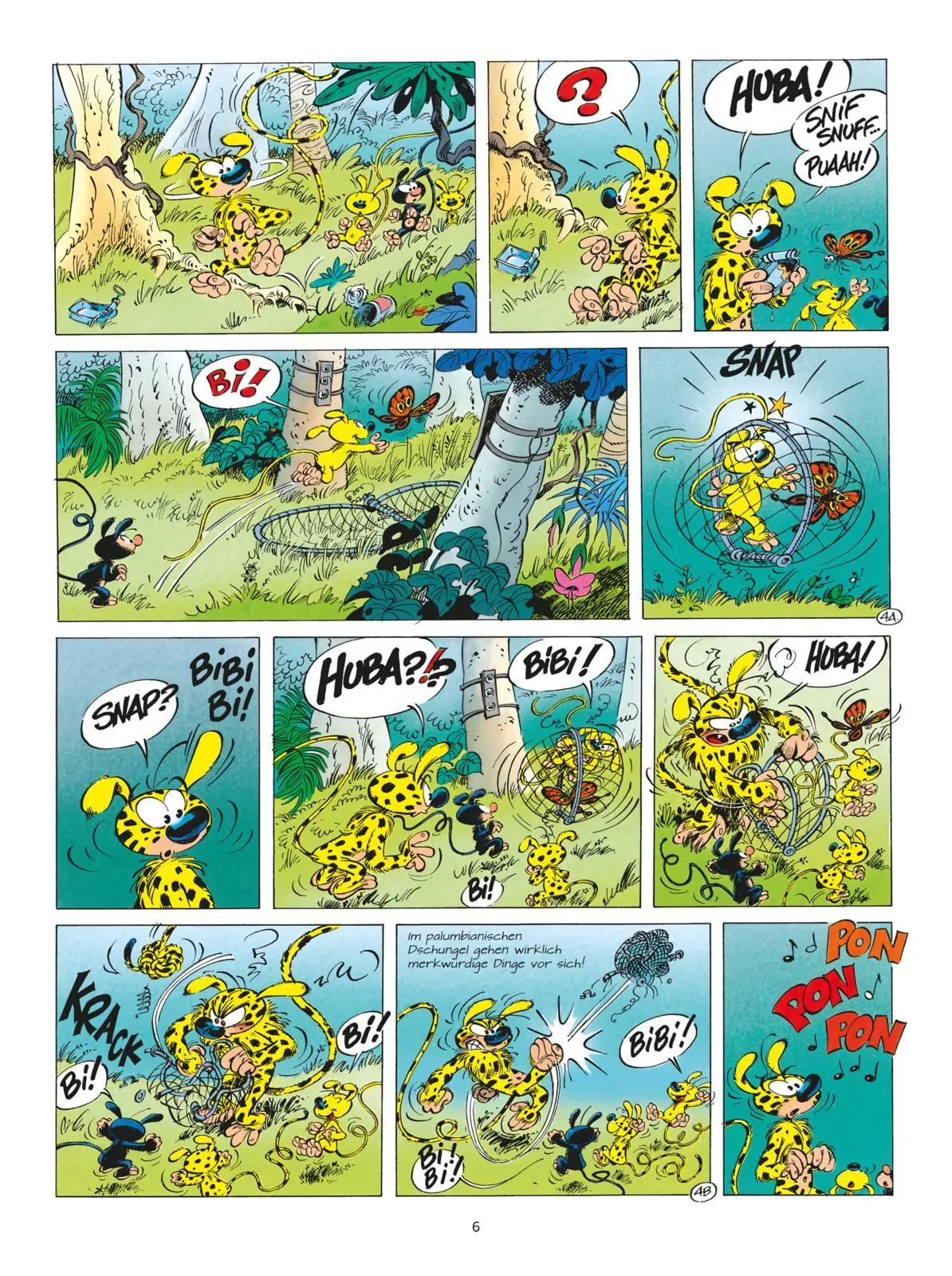 Bild: 9783551784094 | Marsupilami 24: Die Schmetterlingsjäger | Yann (u. a.) | Taschenbuch