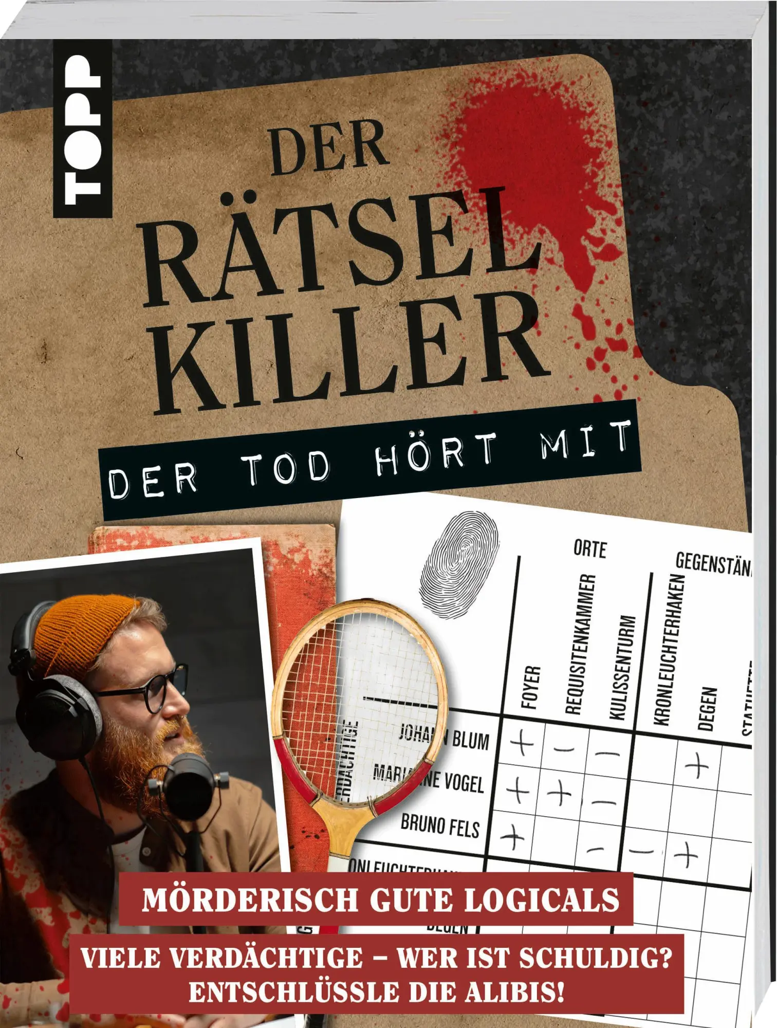 Cover: 9783735854094 | Der Rätselkiller: Der Tod hört mit - Mörderisch gute Logicals! | Heine