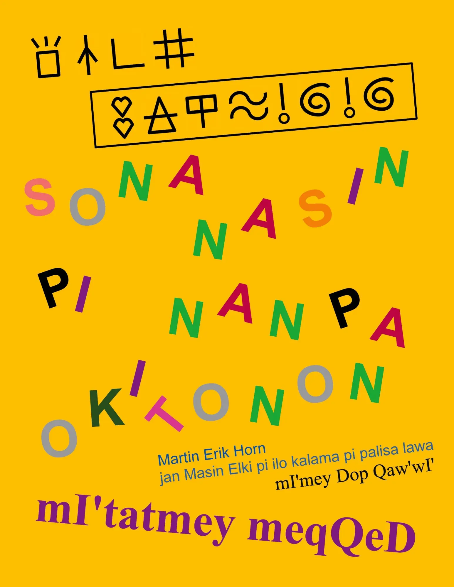 Cover: 9783819244094 | sona nasin pi nanpa Okitonon - mI'tatmey meqQeD | Martin Erik Horn