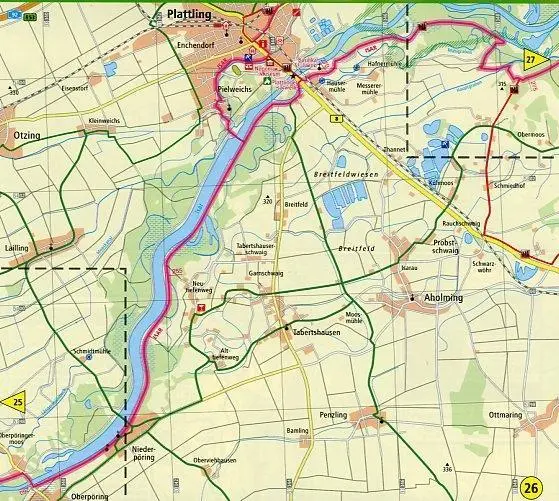 Bild: 9783899204094 | Isarradweg 1 : 50 000. Von der Quelle bis zur Mündung | (Land-)Karte