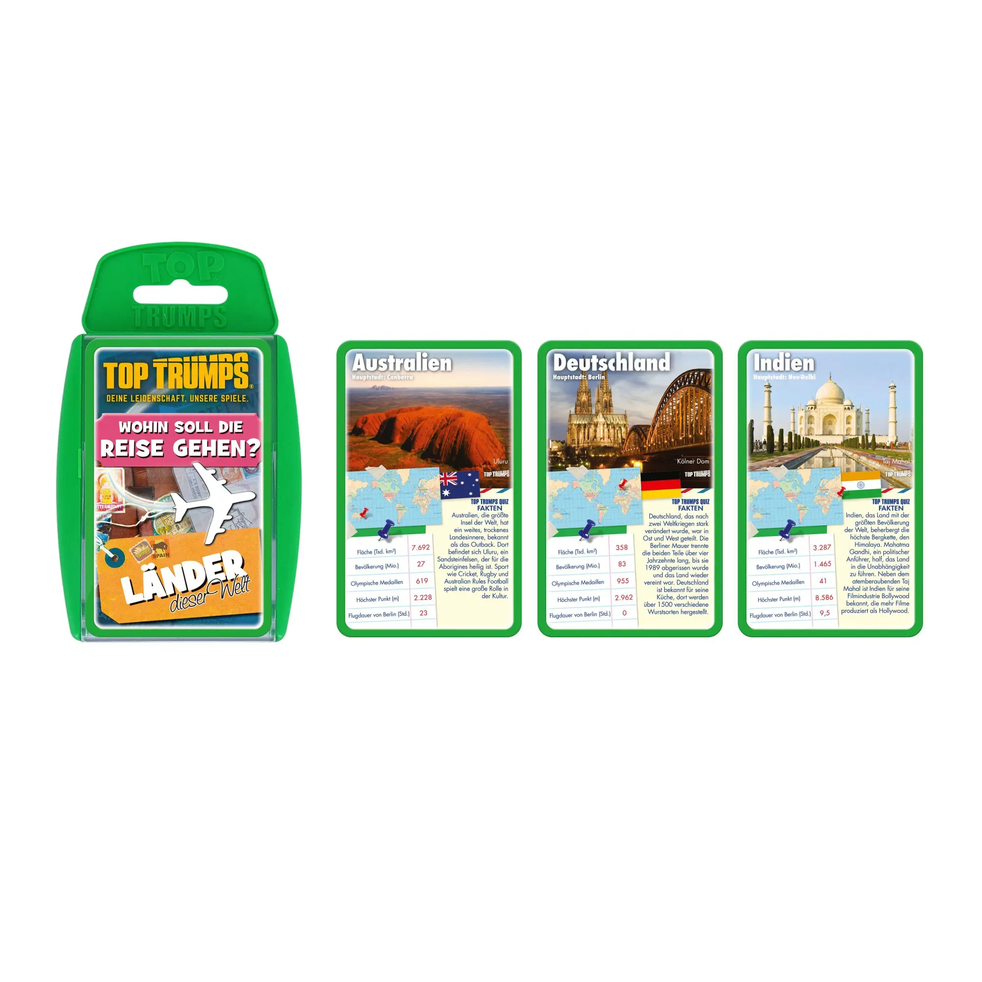 Bild: 5036905064194 | Top Trumps Länder der Welt | Spiel | Deutsch | 2026 | Winning Moves