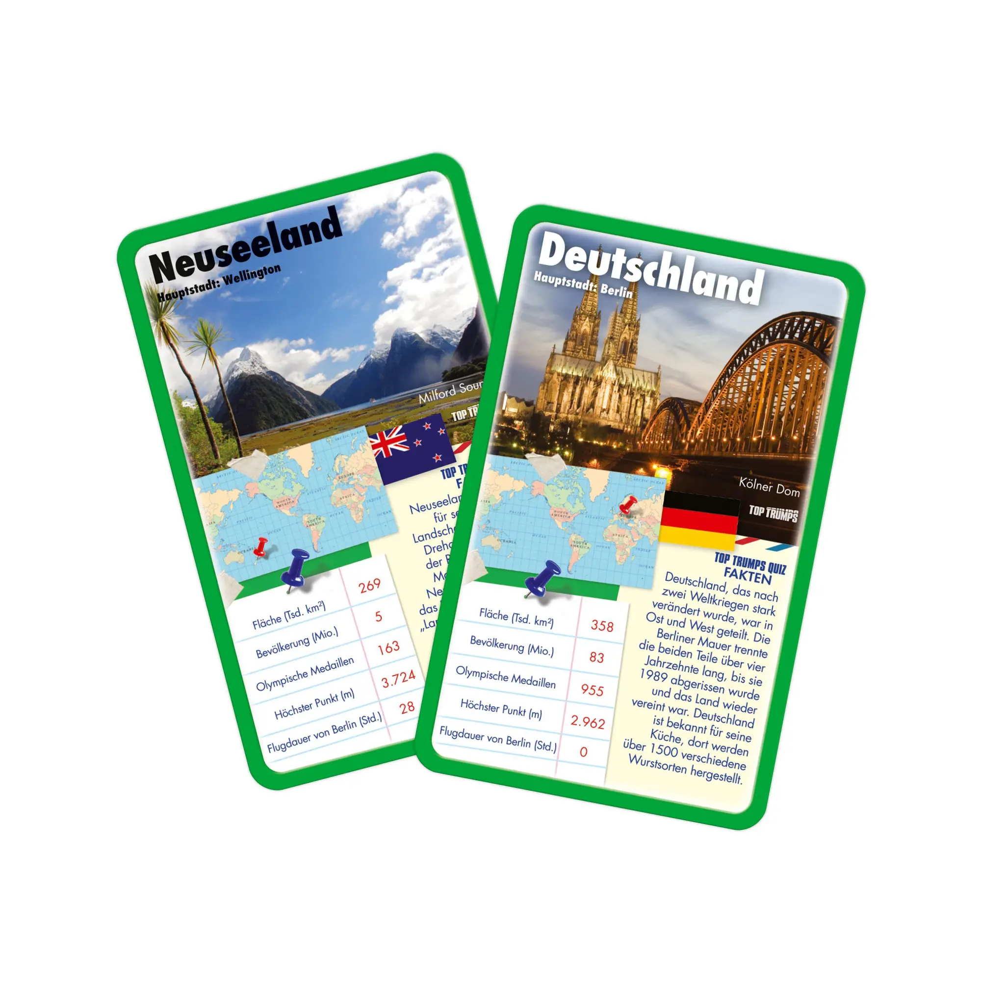 Bild: 5036905064194 | Top Trumps Länder der Welt | Spiel | Deutsch | 2026 | Winning Moves