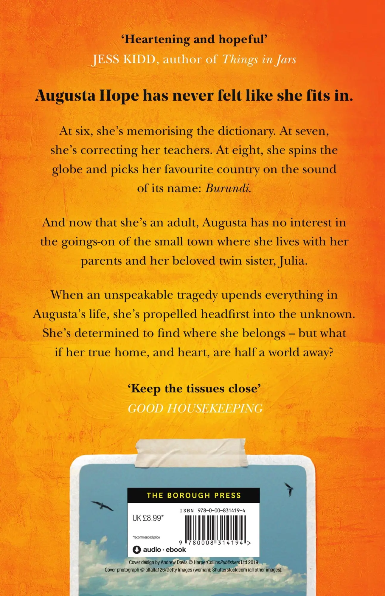 Rückseite: 9780008314194 | The Other Half of Augusta Hope | Joanna Glen | Taschenbuch | 384 S.