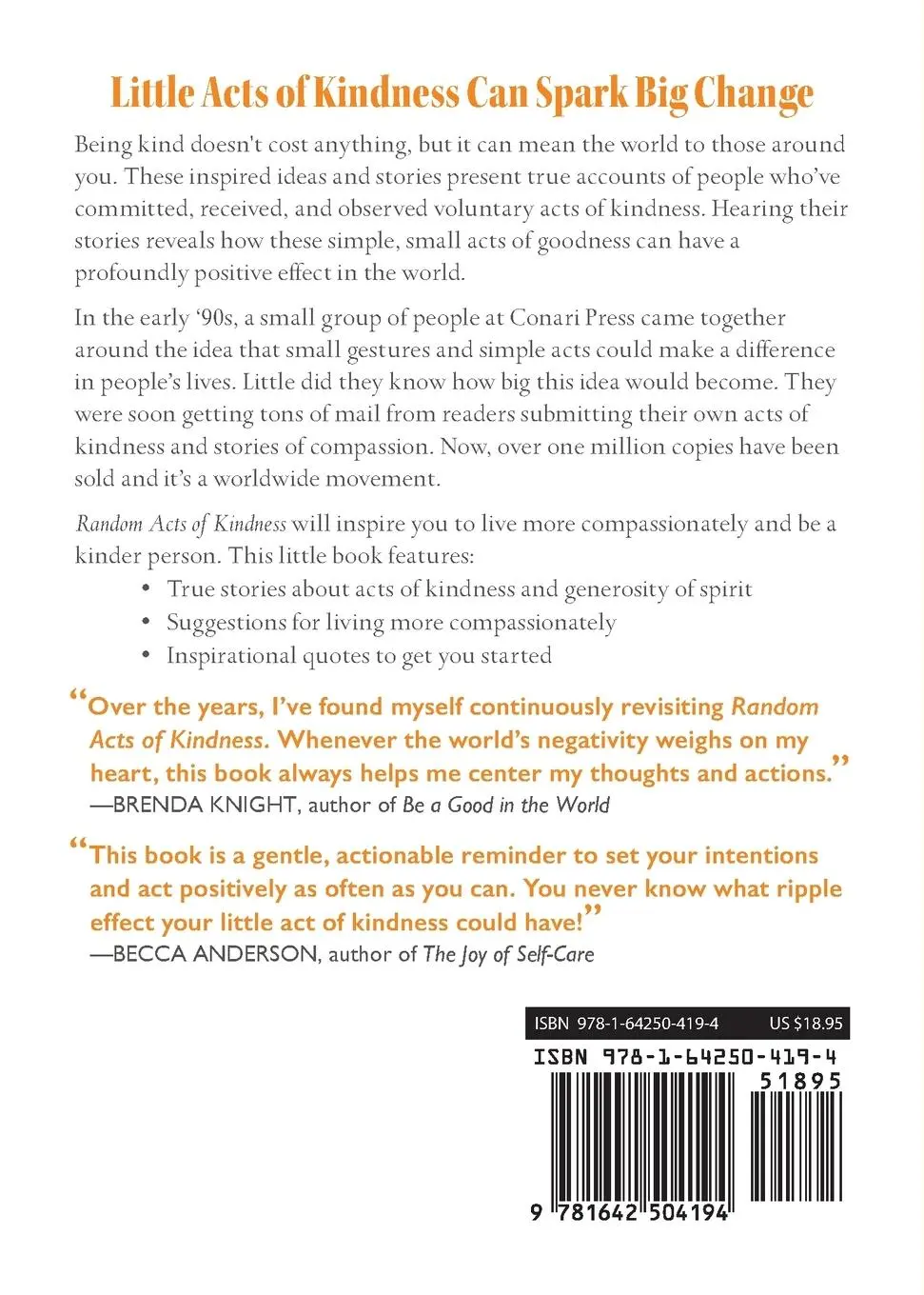 Rückseite: 9781642504194 | Random Acts of Kindness | How to Make It a Better World | Press | Buch