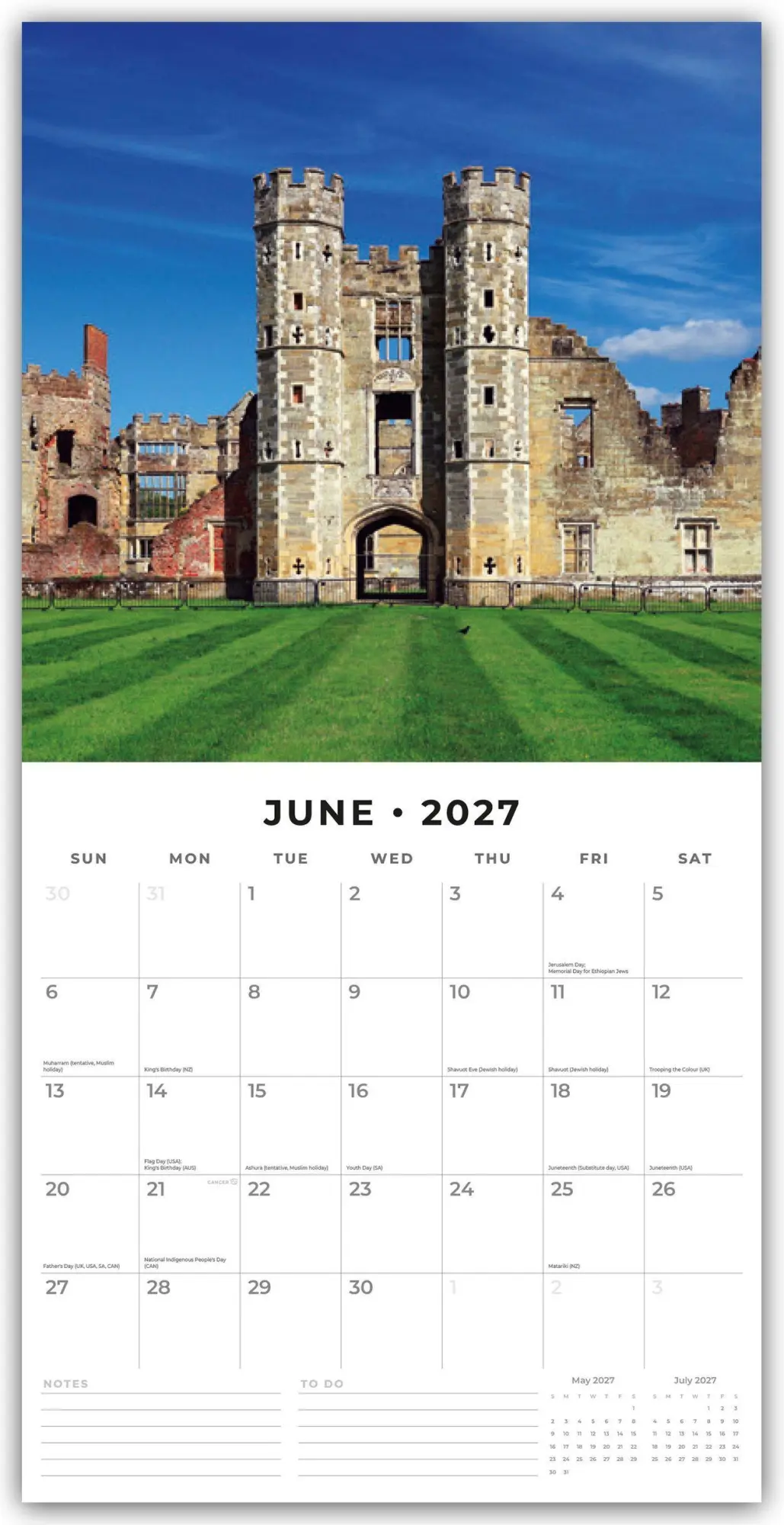 Bild: 9781837014194 | Landmarks of Britain - Sehenswürdigkeiten Großbritanniens 2027 -...