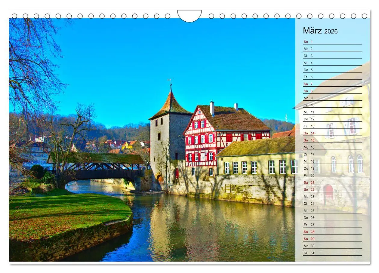 Bild: 9783457724194 | Hohenlohe - Natur und Altstadt (Wandkalender 2026 DIN A4 quer),...