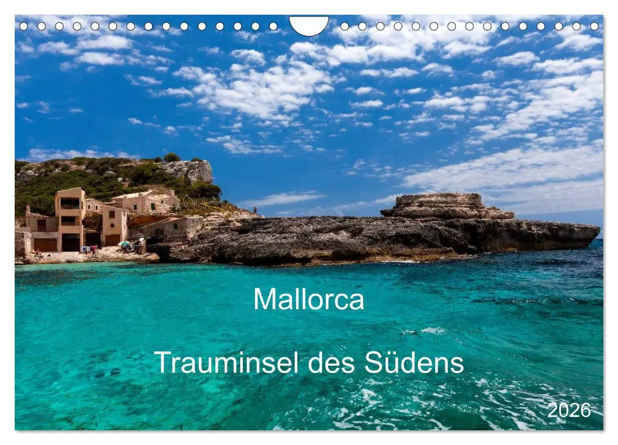 Cover: 9783516124194 | Mallorca - Trauminsel des Südens (Wandkalender 2026 DIN A4 quer),...