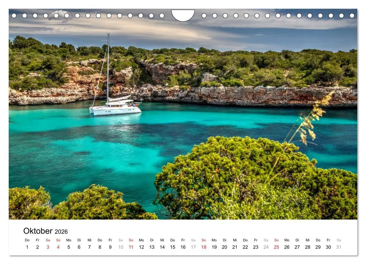 Bild: 9783516124194 | Mallorca - Trauminsel des Südens (Wandkalender 2026 DIN A4 quer),...