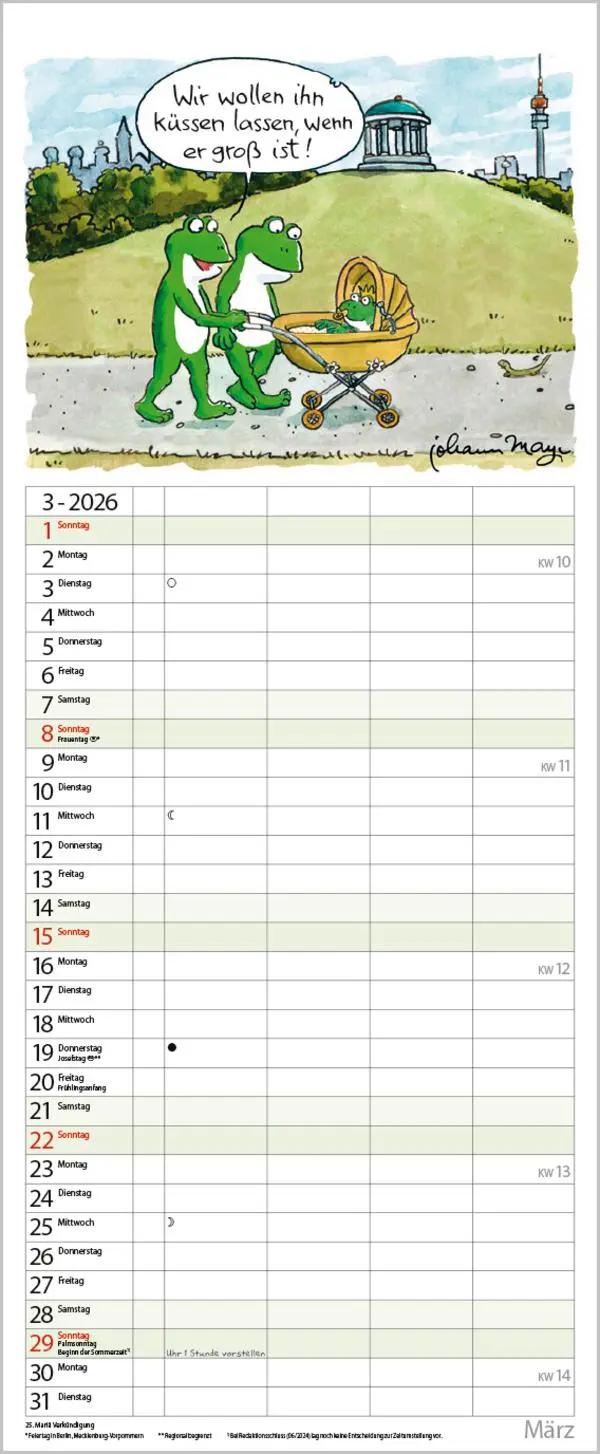 Bild: 9783731884194 | Tierisches Familienglück 2026 | Verlag Korsch | Kalender | 14 S.