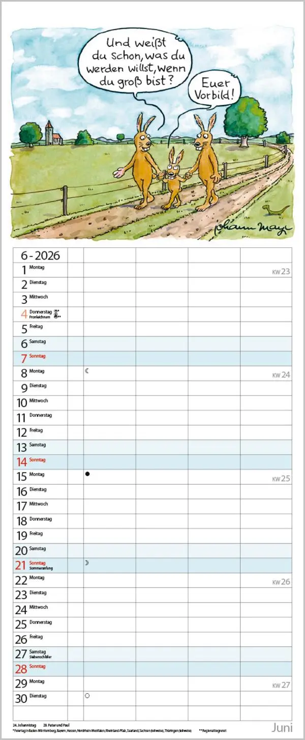Bild: 9783731884194 | Tierisches Familienglück 2026 | Verlag Korsch | Kalender | 14 S.