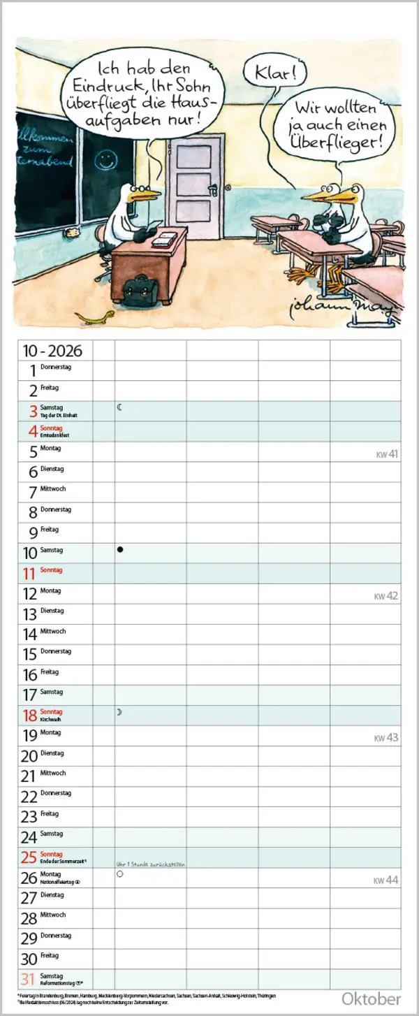 Bild: 9783731884194 | Tierisches Familienglück 2026 | Verlag Korsch | Kalender | 14 S.