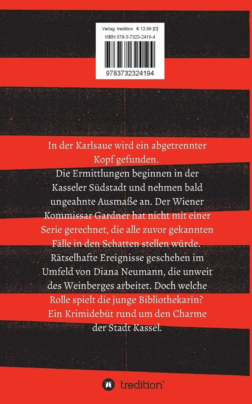 Rückseite: 9783732324194 | Weinbergmond | Ein Kasselkrimi | Elisabeth Waterfeld | Taschenbuch