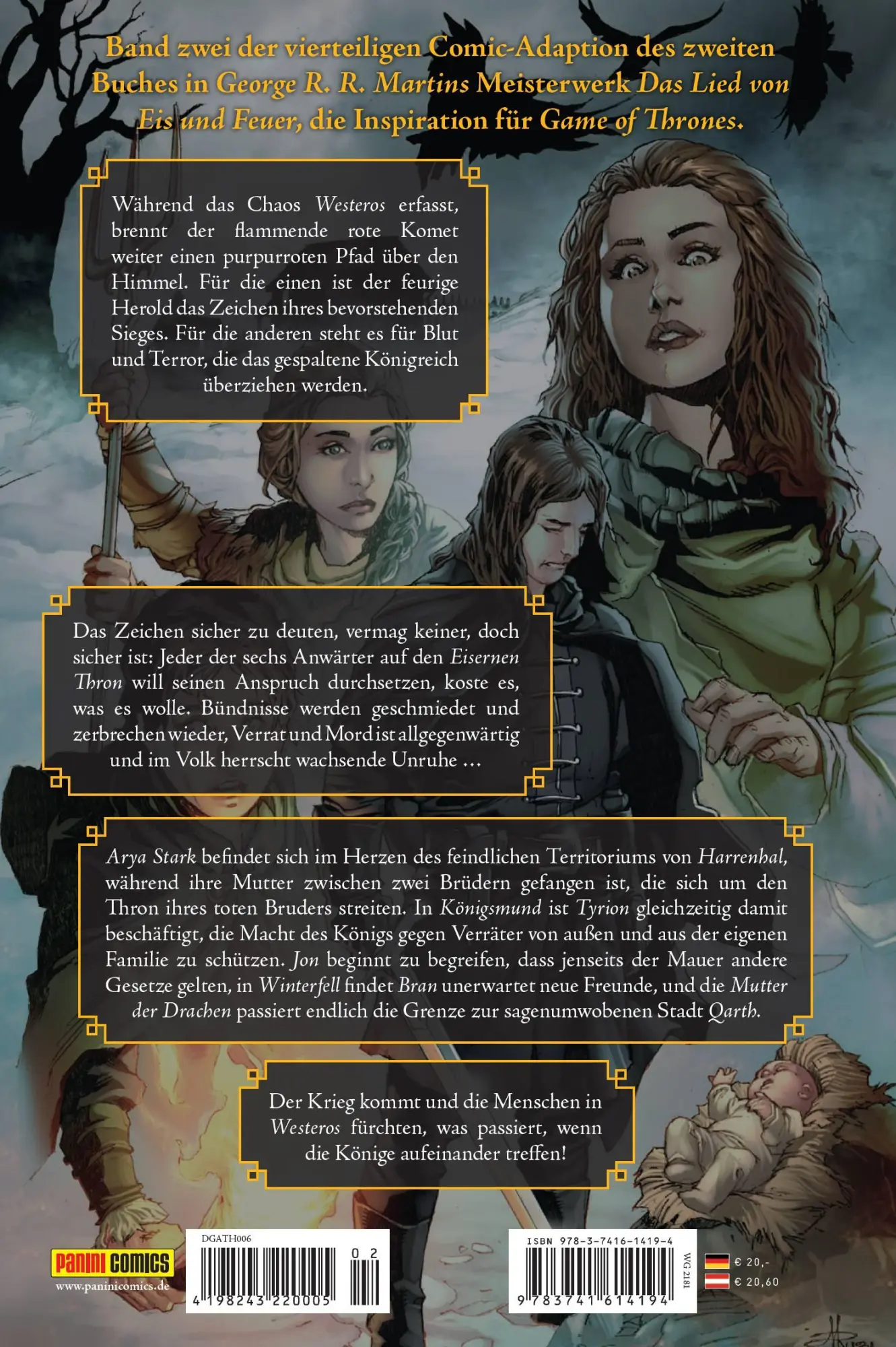 Rückseite: 9783741614194 | George R.R. Martins Game of Thrones - Königsfehde | Martin | Buch