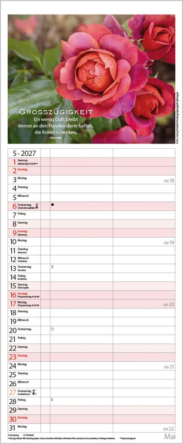 Bild: 9783819304194 | Planer für die besten Jahre 2027 | Verlag Korsch | Kalender | 14 S.