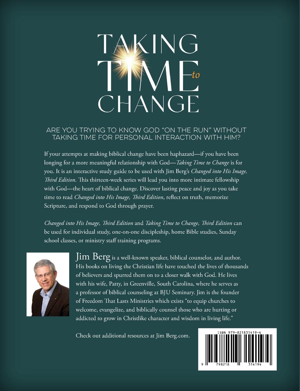 Rückseite: 9798218314194 | Taking Time to Change | Jim Berg | Taschenbuch | Englisch | 2023