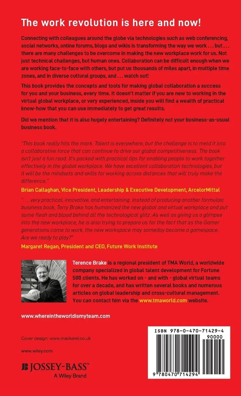 Rückseite: 9780470714294 | Where in the World Is My Team? | Terence Brake | Buch | 238 S. | 2009