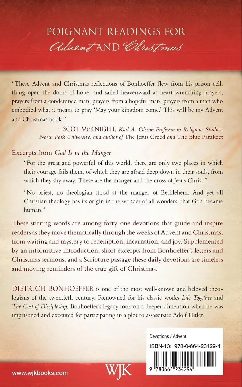 Rückseite: 9780664234294 | God Is in the Manger | Reflections on Advent and Christmas | Buch